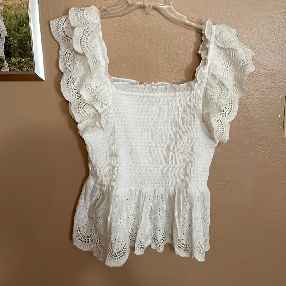 NWT Jennifer & Grace Peplum Top
